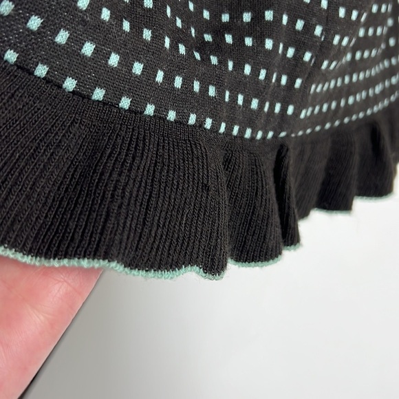 Handmade Knit Maxi Skirt with Ruffle - Picture 3 of 7